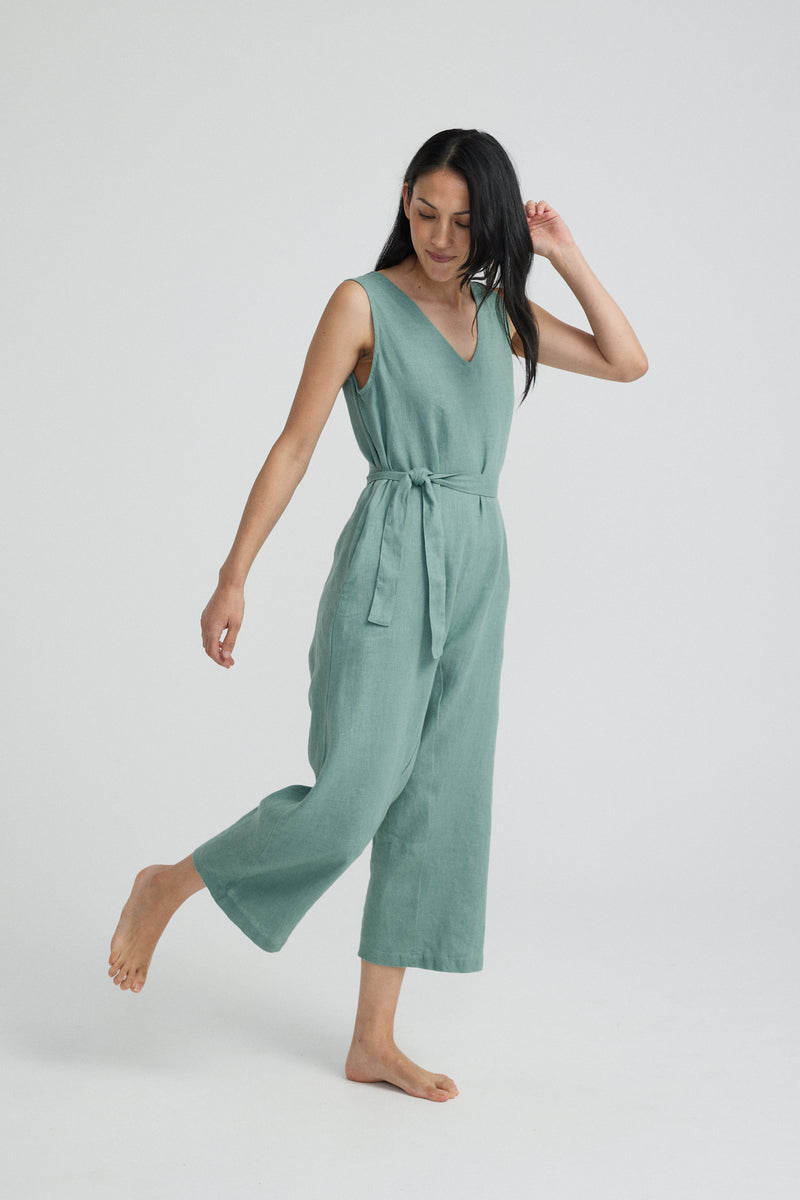 Linen best sale jumpsuit melbourne